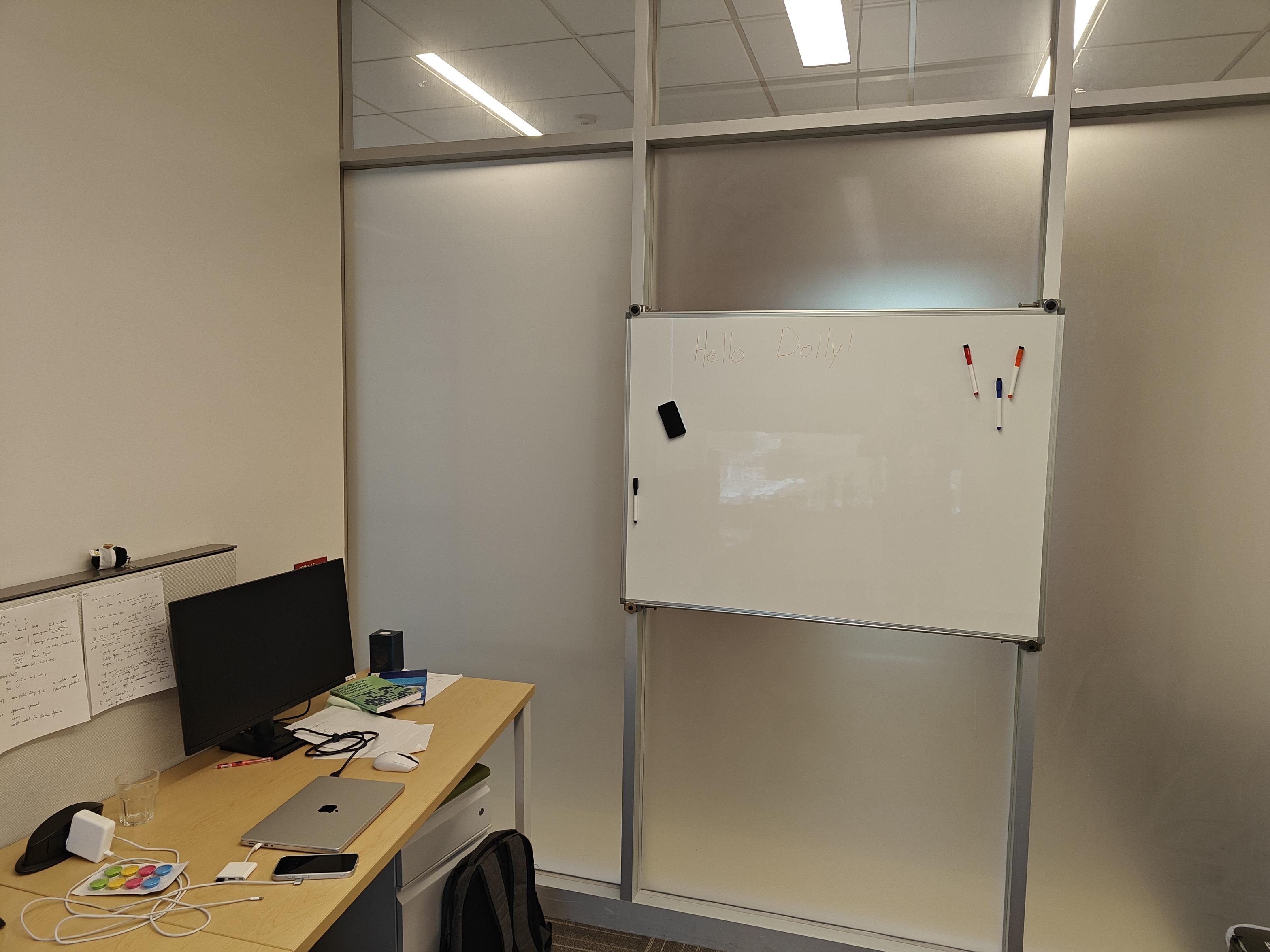 Whiteboard setup
